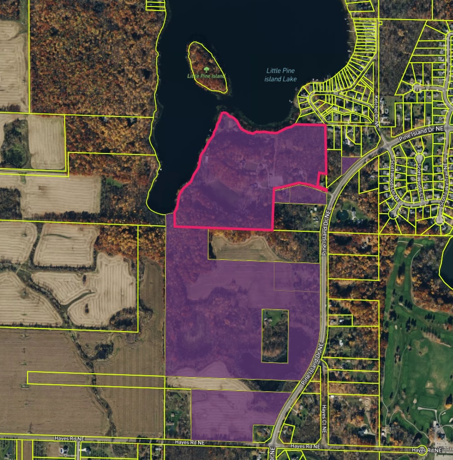 500 Willow Walk Cir NE, Comstock Park, MI for sale Aerial- Image 1 of 8