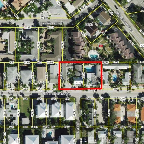 Siesta Key Rental Redevelopment portfolio of 2 properties for sale on LoopNet.com Aerial- Image 1 of 2