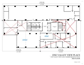2350 Valley View Ln, Dallas, TX for lease Site Plan- Image 2 of 2