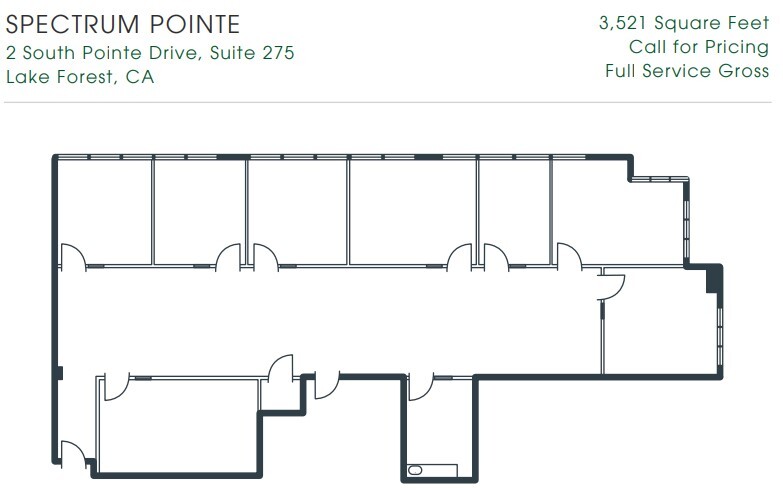 2 South Pointe Dr, Lake Forest, CA for lease Floor Plan- Image 1 of 1