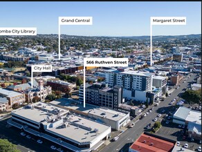 566 Ruthven St, Toowoomba City, QLD - Aerial  map view