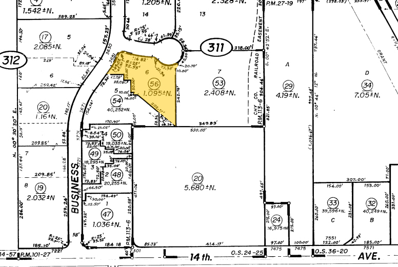 3651 Business Dr, Sacramento, CA for lease - Plat Map - Image 2 of 23