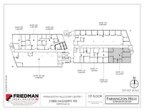 21800 Haggerty Rd, Northville, MI for lease Floor Plan- Image 2 of 2
