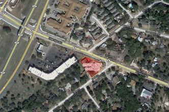 1515 N Walnut Ave, New Braunfels, TX - aerial  map view