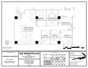 3025 S Parker Rd, Aurora, CO for lease Floor Plan- Image 1 of 1