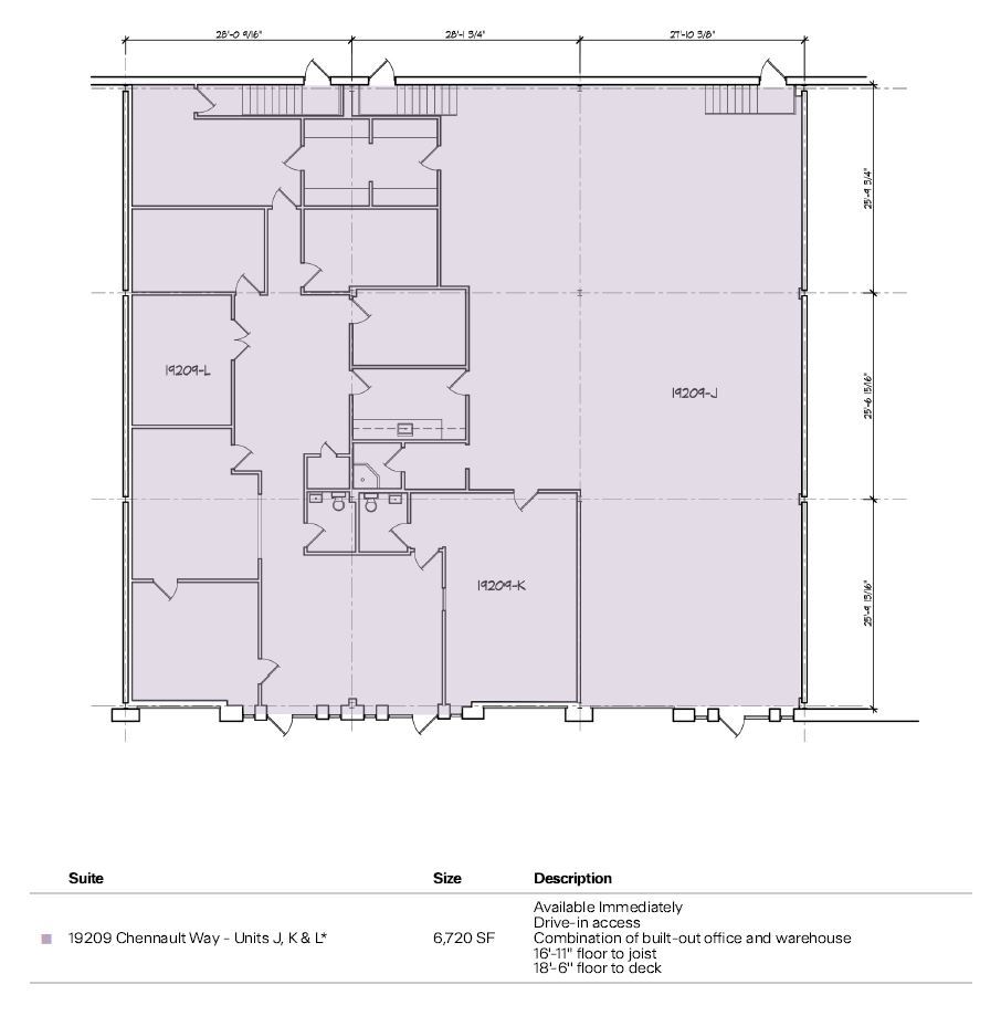 19209 Chennault Way, Gaithersburg, MD for lease Floor Plan- Image 1 of 1