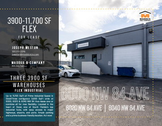 More details for 6000-6090 NW 84th Ave, Miami, FL - Industrial for Lease