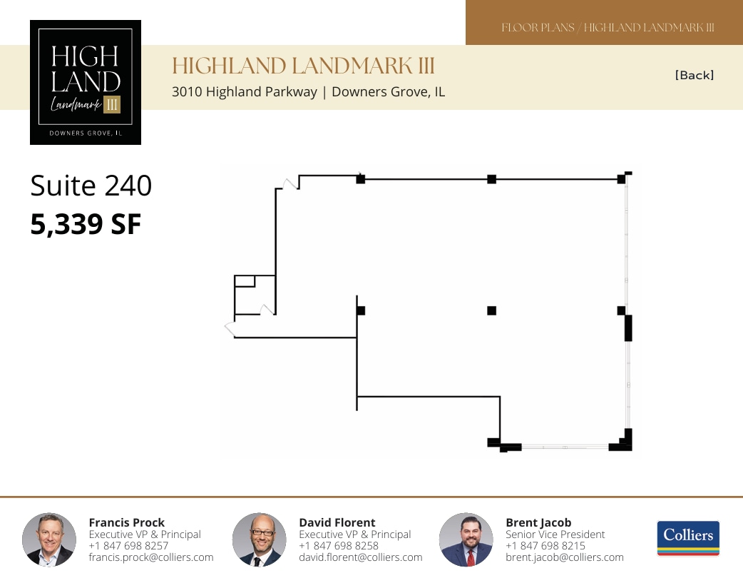 3010 Highland Pky, Downers Grove, IL for lease Floor Plan- Image 1 of 1
