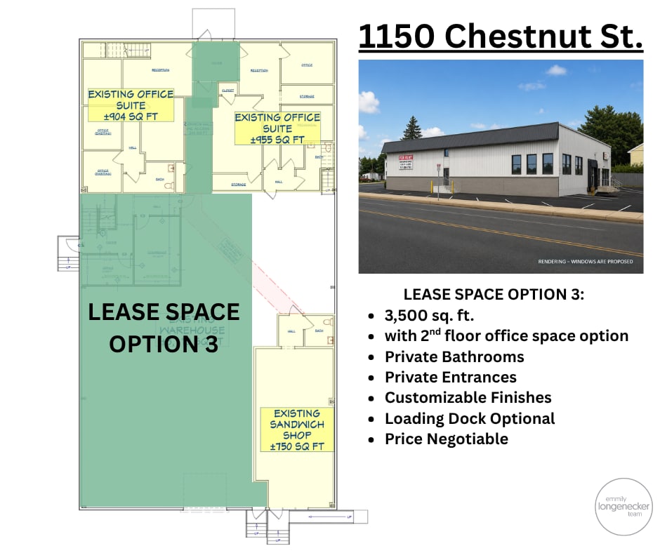 1150 Chestnut St, Lebanon, PA for lease Floor Plan- Image 1 of 7