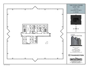 1000-4000 Town Center, Southfield, MI for lease Floor Plan- Image 1 of 2