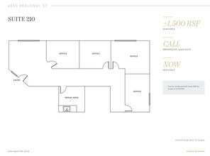 6850 Regional St, Dublin, CA for lease Floor Plan- Image 1 of 1