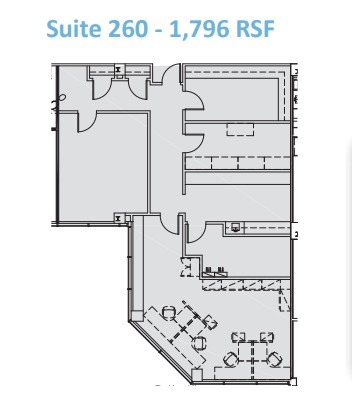 260 E Brown St, Birmingham, MI for lease Floor Plan- Image 1 of 1