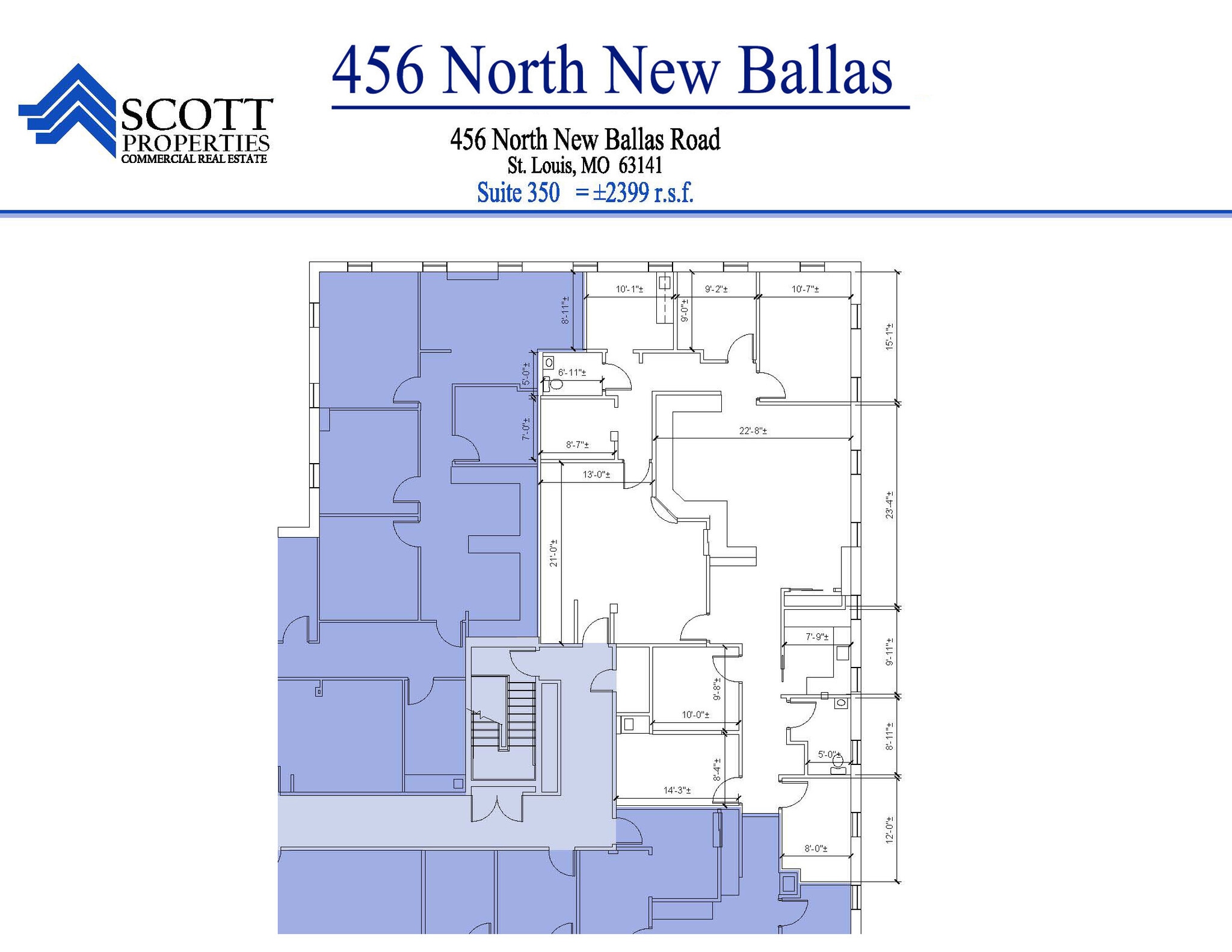 456 N New Ballas Rd, Creve Coeur, MO for lease Interior Photo- Image 1 of 1