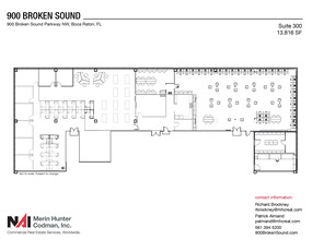 900 Broken Sound Pky NW, Boca Raton, FL for lease Floor Plan- Image 2 of 2