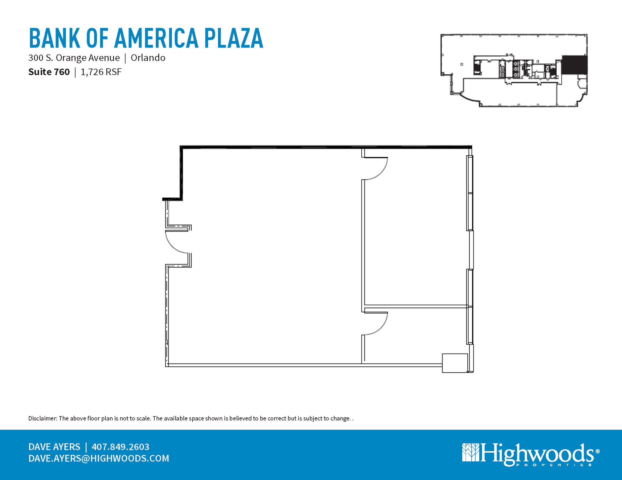 300 S Orange Ave, Orlando, FL for lease Floor Plan- Image 1 of 1