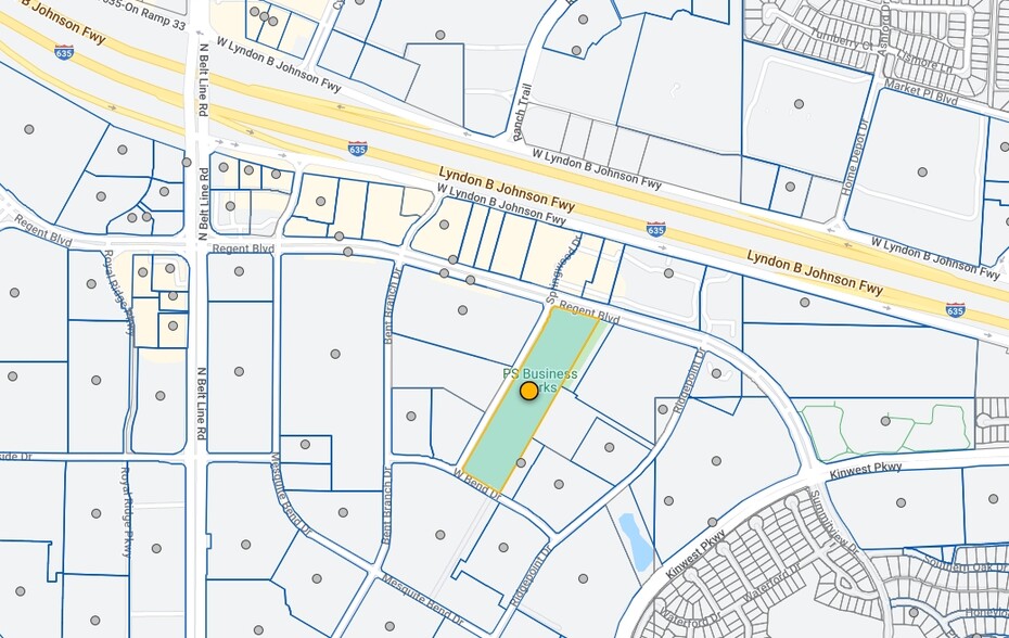 8333 Ridgepoint Dr, Irving, TX for lease - Plat Map - Image 2 of 5