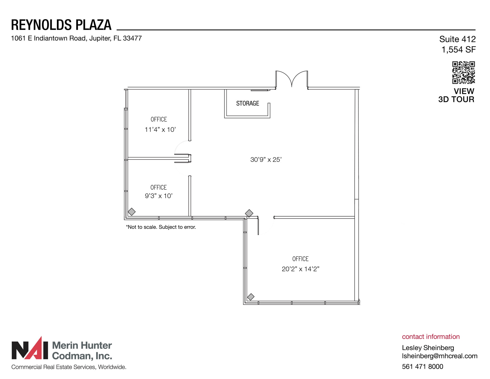 1061 E Indiantown Rd, Jupiter, FL for lease Floor Plan- Image 1 of 16