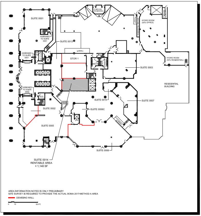 655 Bay St, Toronto, ON for lease Floor Plan- Image 1 of 1