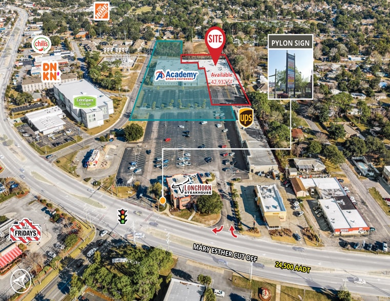 546 Mary Esther Cut Off NW, Fort Walton Beach, FL for lease - Building Photo - Image 3 of 31