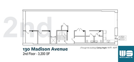 130 Madison Ave, New York, NY for lease Floor Plan- Image 1 of 5