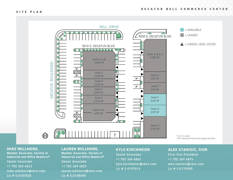 5030 S Decatur Blvd, Las Vegas, NV for lease - Site Plan - Image 2 of 6