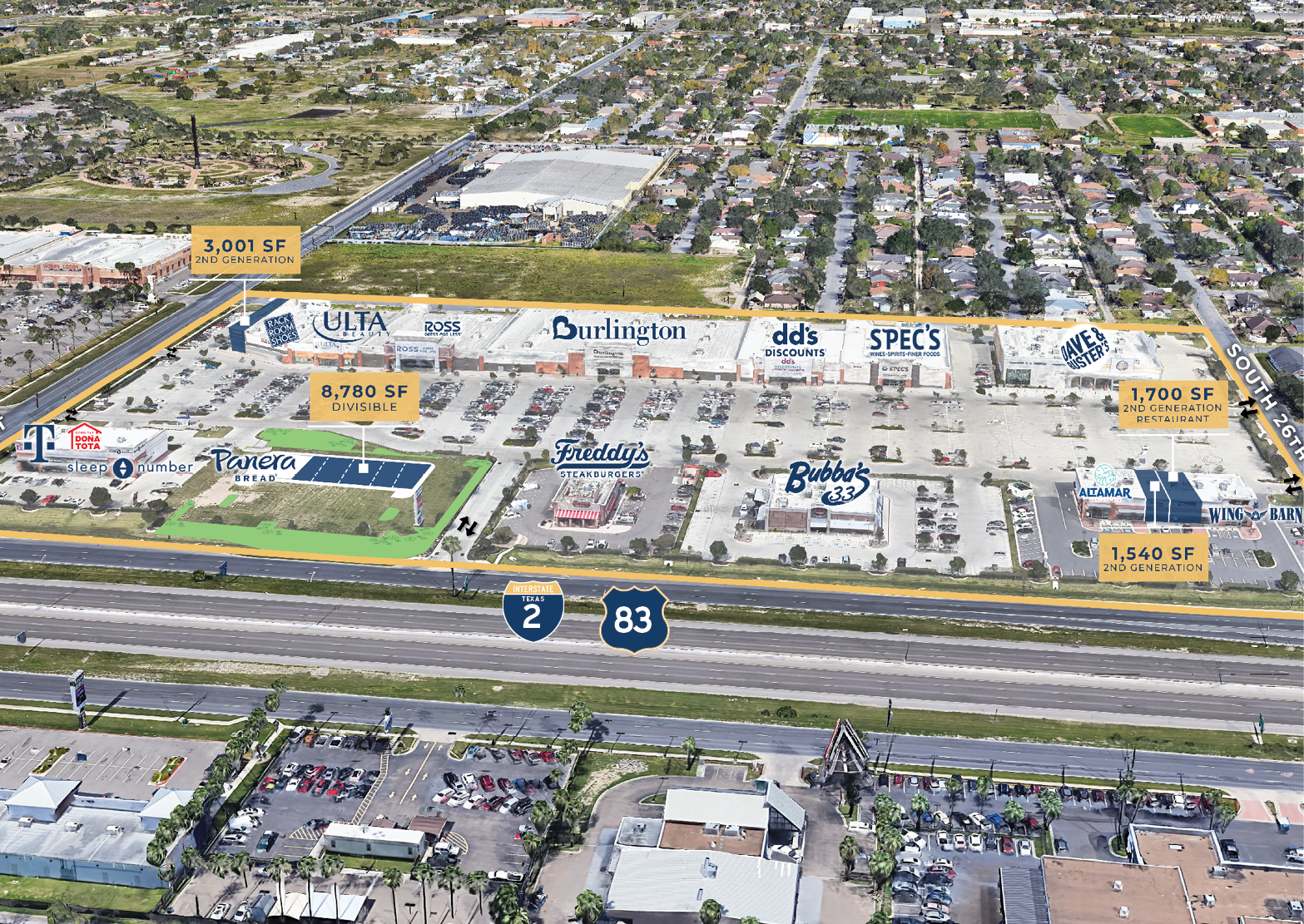 2700 W Expressway 83, McAllen, TX for lease Building Photo- Image 1 of 5