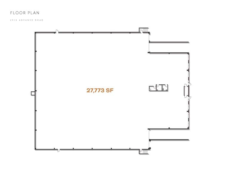 2316 Advance Rd, Madison, WI for lease - Floor Plan - Image 2 of 5