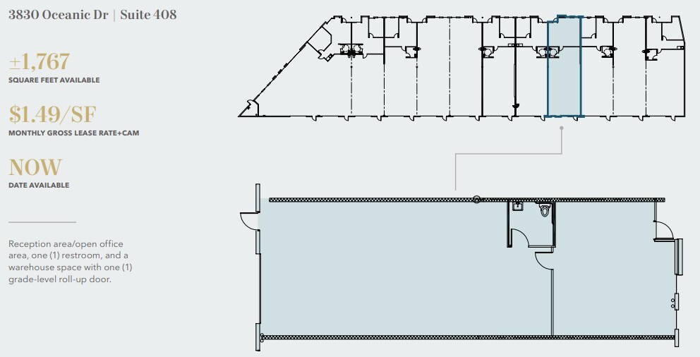 3830 Oceanic Dr, Oceanside, CA for lease Floor Plan- Image 1 of 1