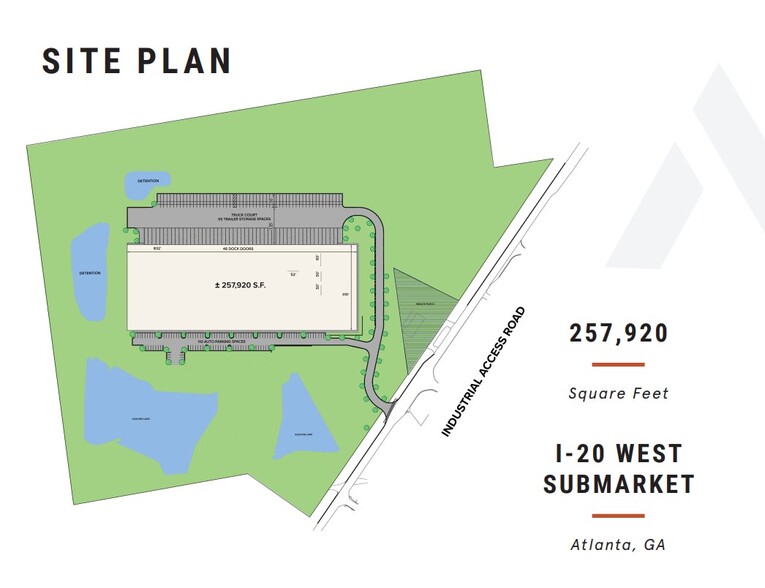 1 Industrial Access Rd, Douglasville, GA for lease - Site Plan - Image 2 of 2