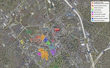 8308 Fredericksburg Rd, San Antonio, TX - AERIAL  map view - Image1