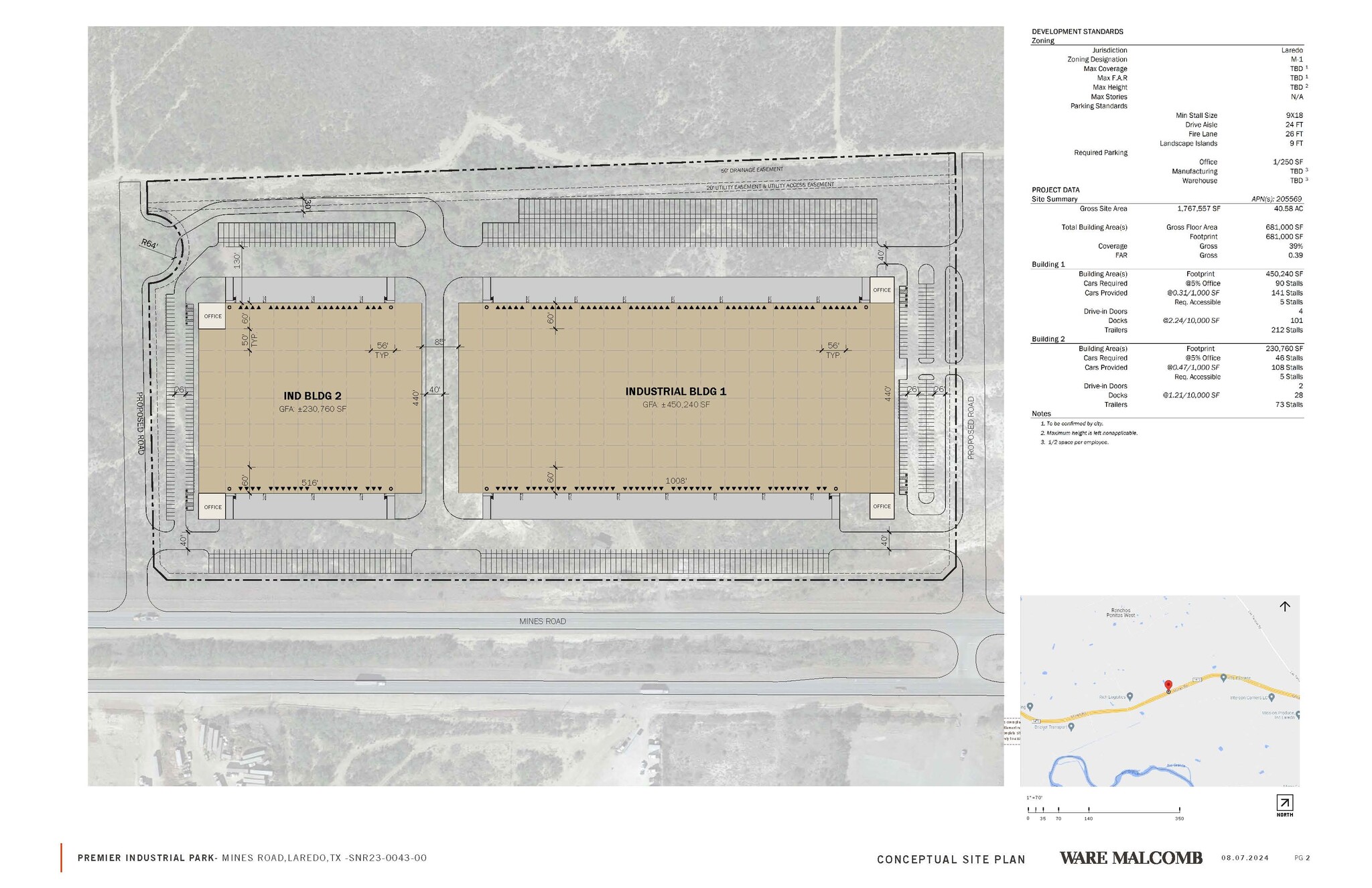 Industrial in Laredo, TX for lease Site Plan- Image 1 of 1