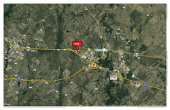 West US-80, Terrell, TX - aerial  map view