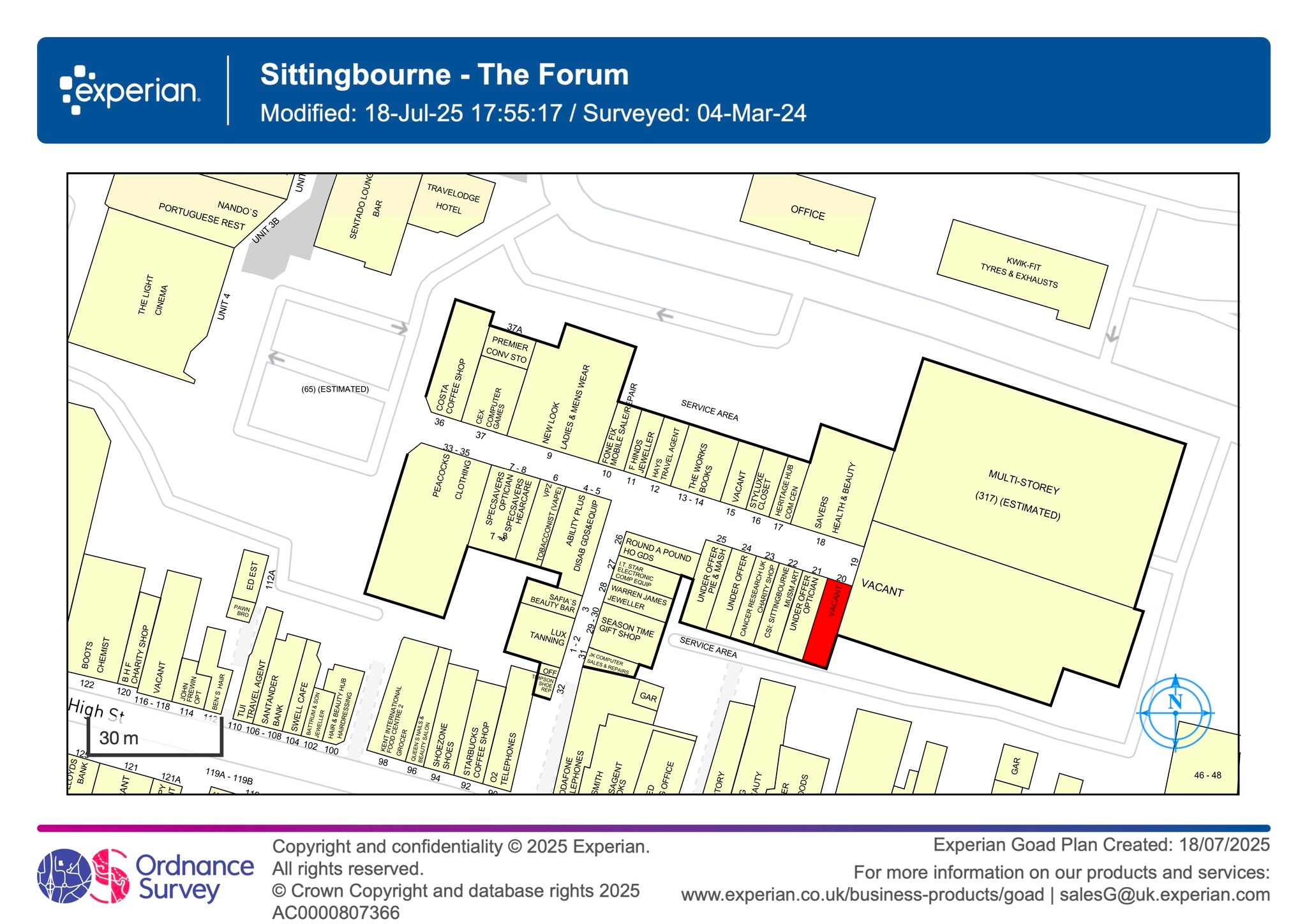 High St, Sittingbourne for lease Site Plan- Image 1 of 2