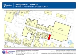 High St, Sittingbourne for lease Site Plan- Image 1 of 2