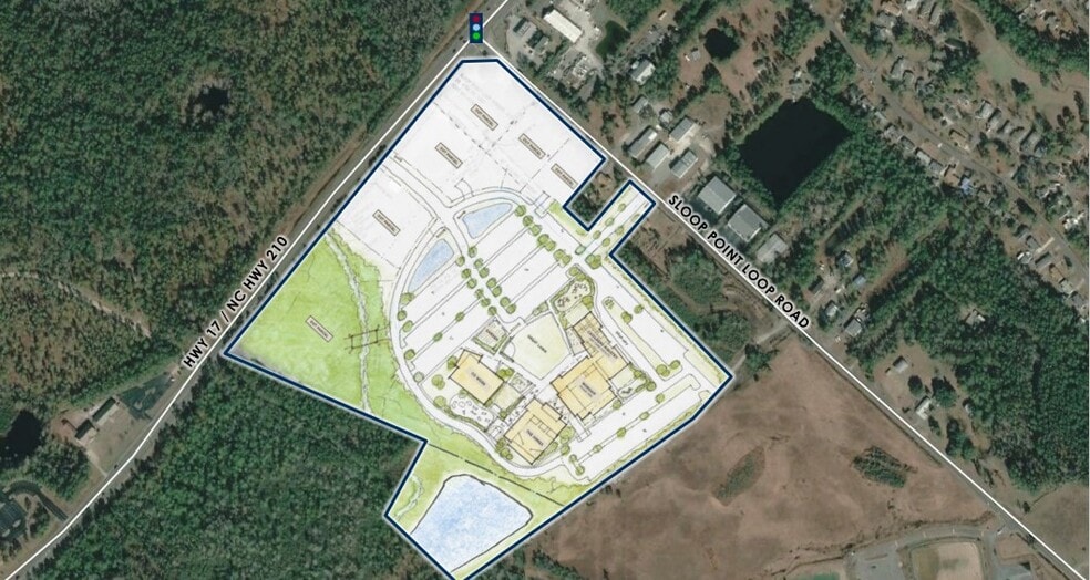 Hwy 17 & Sloop Point Loop Rd, Hampstead, NC for sale - Building Photo - Image 1 of 2