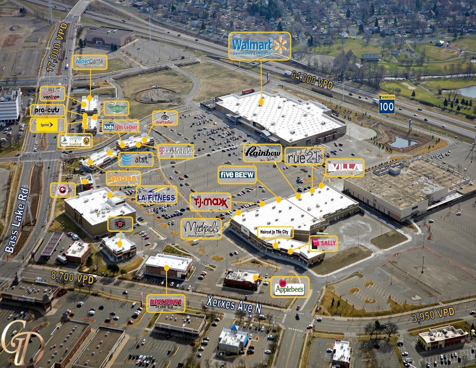 1360 Shingle Creek Xing, Brooklyn Center, MN for sale Aerial- Image 1 of 1