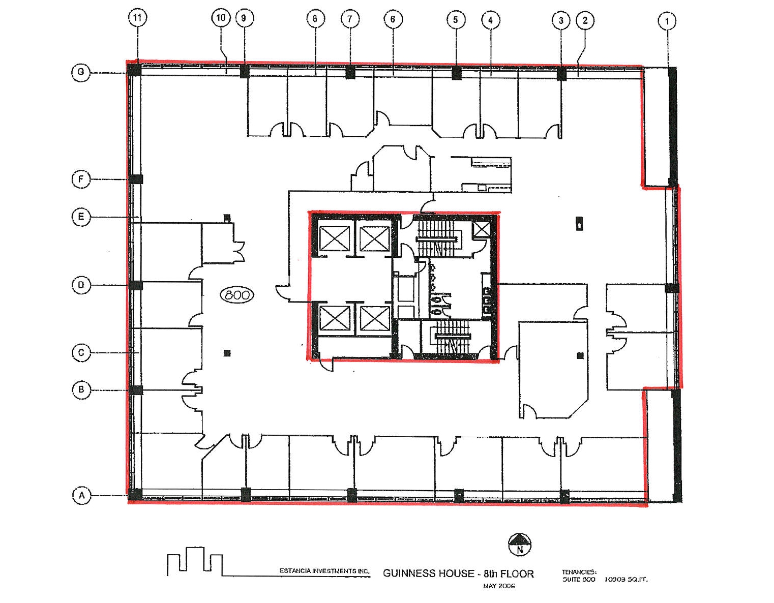 727 7th Ave SW, Calgary, AB for lease Floor Plan- Image 1 of 1