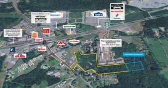 Approved Townhome Site - Convenience Store