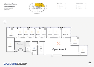 15455 Dallas Pky, Addison, TX for lease Floor Plan- Image 1 of 16