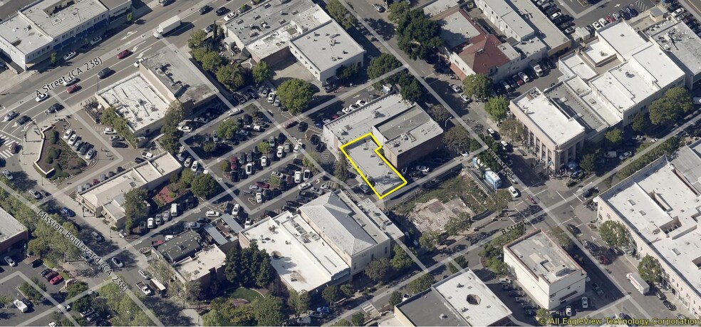 22531-22539 Main St, Hayward, CA for sale - Aerial - Image 2 of 5