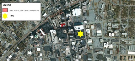 156 S Main St, High Point, NC - aerial  map view