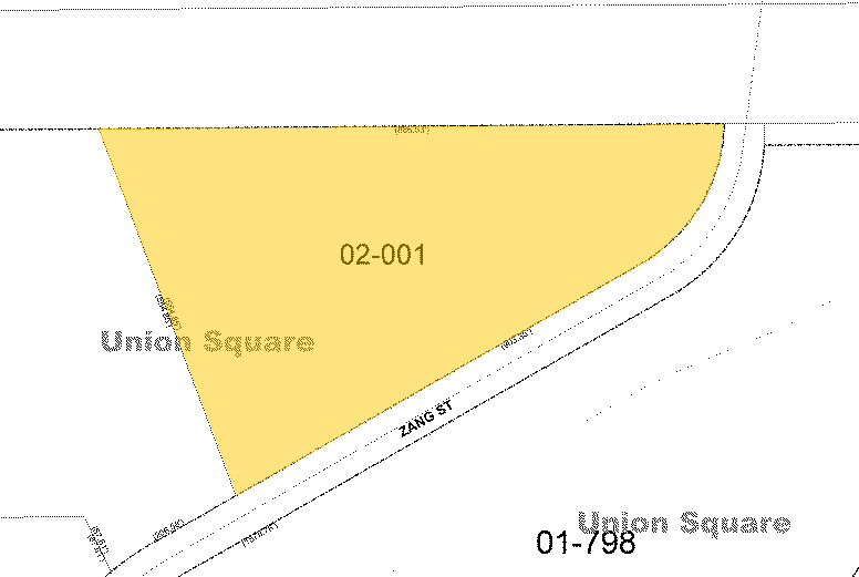 555 Zang St, Lakewood, CO for sale - Plat Map - Image 1 of 1