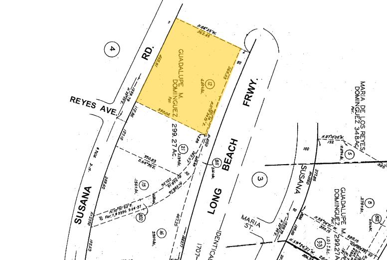 19100 Susana Rd, Rancho Dominguez, CA for lease - Plat Map - Image 2 of 2