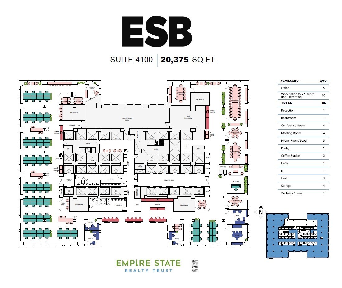 350 Fifth Ave, New York, NY for lease Floor Plan- Image 1 of 10