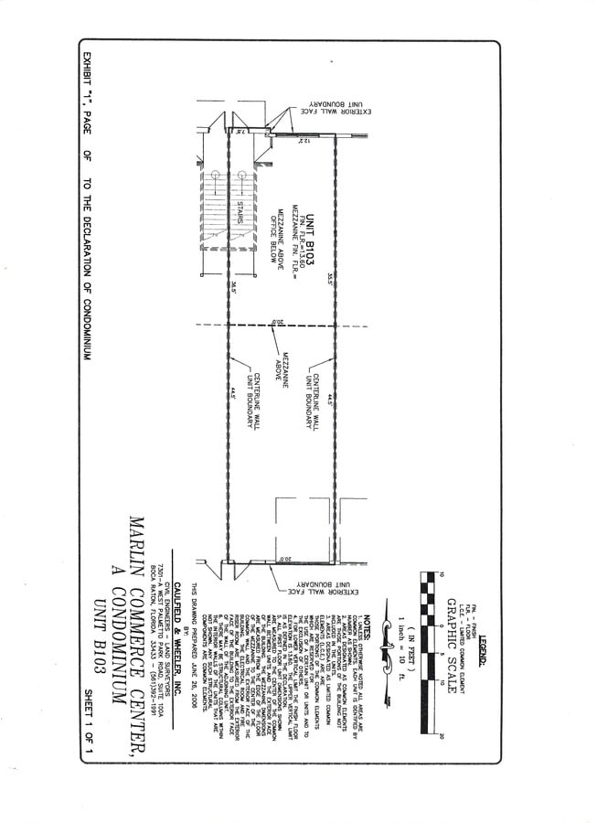 3677 23rd Ave S, Lake Worth Beach, FL 33461 - Unit B103-104 - - Floor Plan - Image 1 of 3