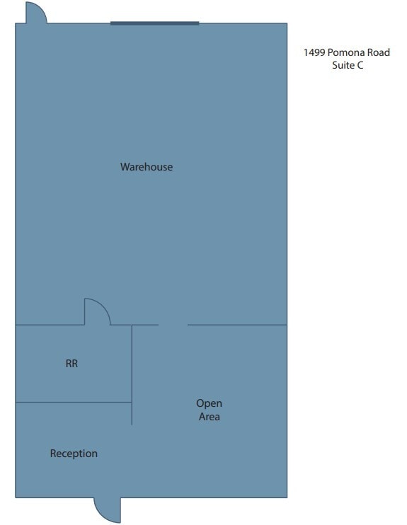 1485-1499 W Pomona Rd, Corona, CA for lease Floor Plan- Image 1 of 1
