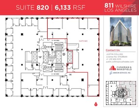 811 Wilshire Blvd, Los Angeles, CA for lease Floor Plan- Image 1 of 1