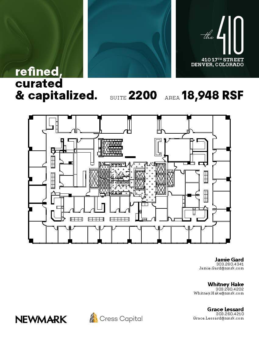 410 17th St, Denver, CO for lease Floor Plan- Image 1 of 1