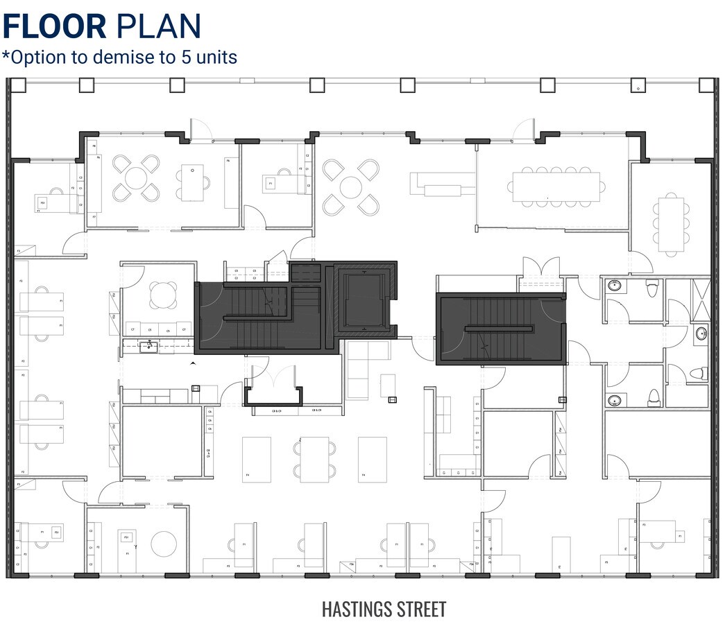4717-4725 Hastings St, Burnaby, BC V5C 2K8 - Unit 4723 - - Floor Plan - Image 1 of 5