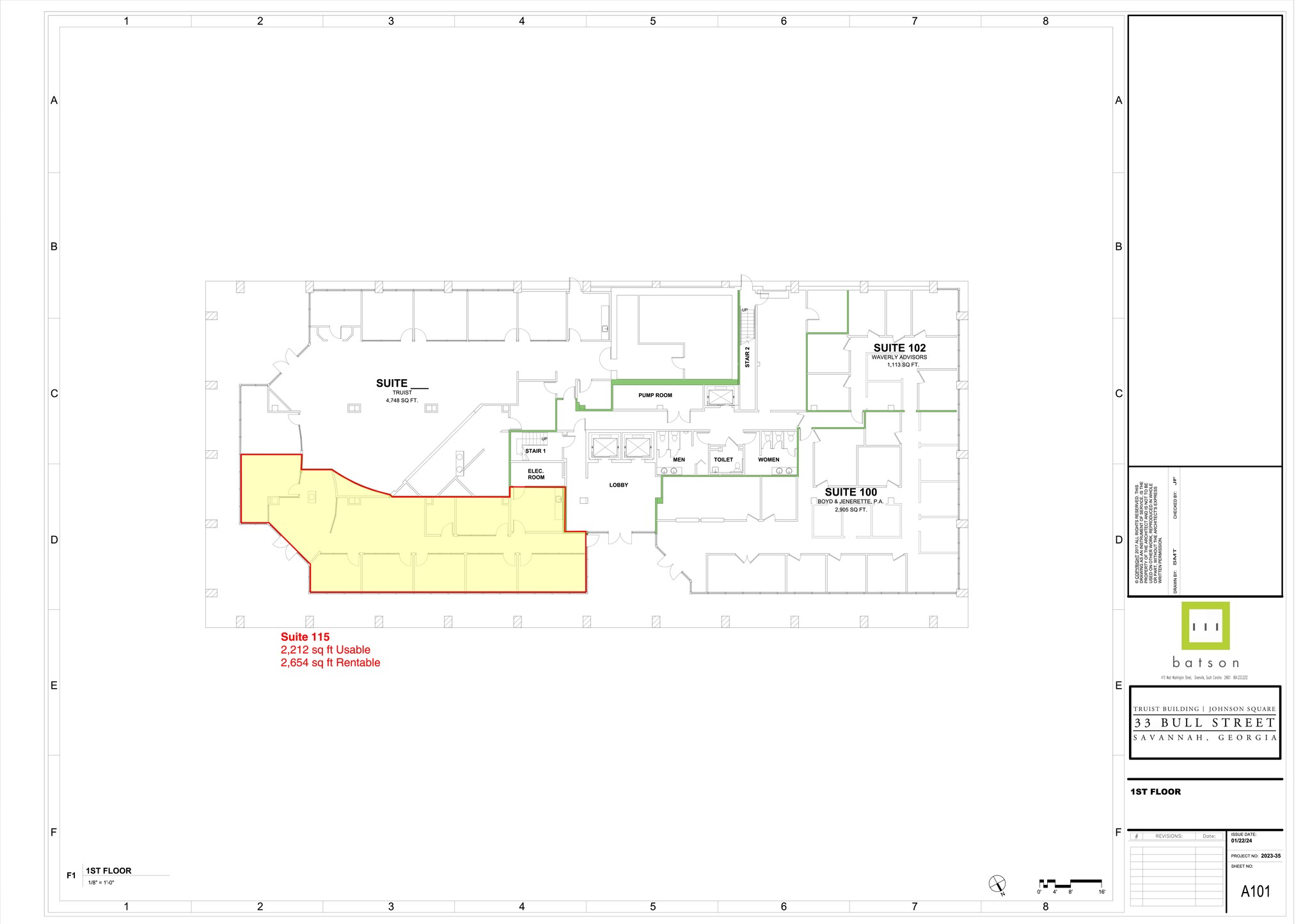 33 Bull St, Savannah, GA for lease Site Plan- Image 1 of 1